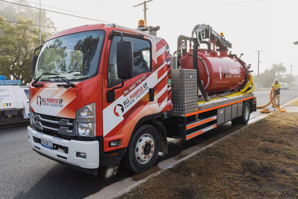 Vacuum Excavation Trucks for hire - APU - West Moreton, Brisbane, Gold Coast