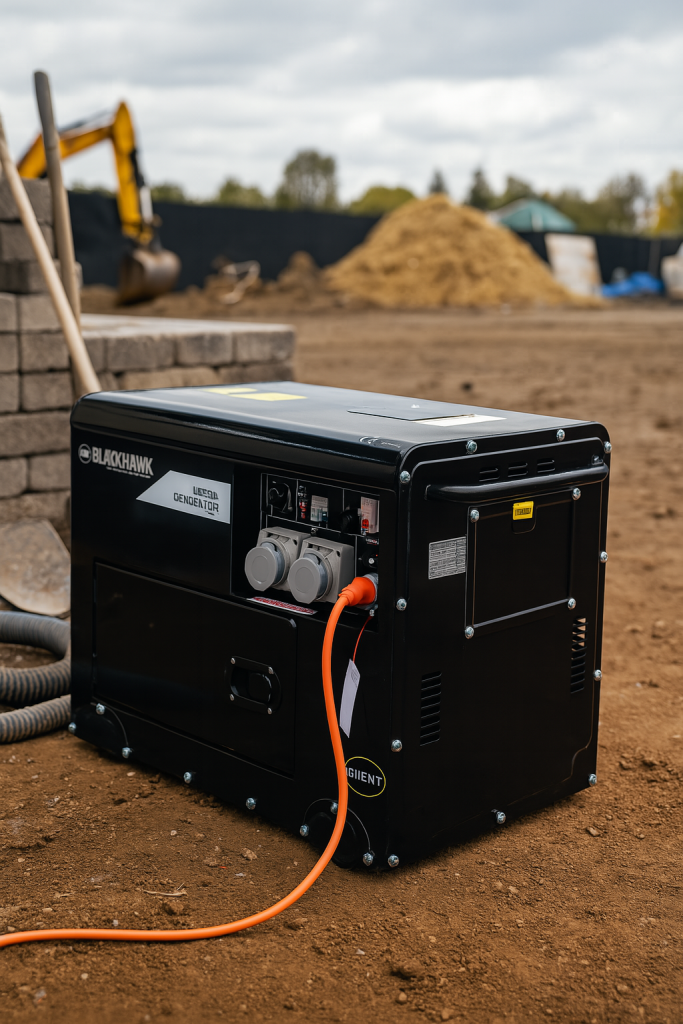 8KVA Portable Generator Hire in Southeast Queensland